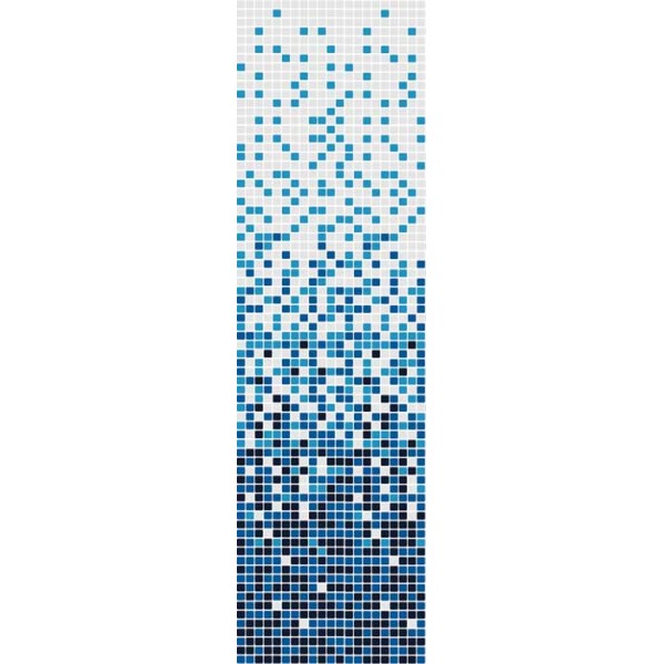 31.6*31.6 MD 2.5*2.5 Degradado Azul sienų mozaika
