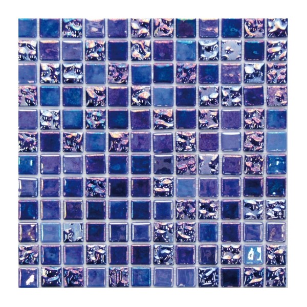 Stiklo mozaikos plyteles Drops cobalto 50 %