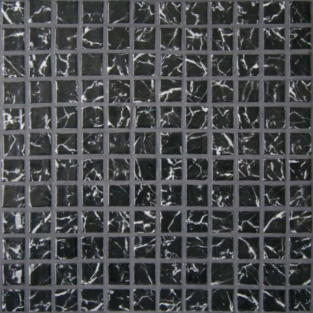 Stiklo mozaika Negro Marquina