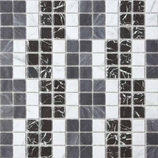 vonios plyteles mozaika Lineal Negro